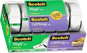 Scotch Magic Tape and Gift-Wrap Tape 6-ct | Costco