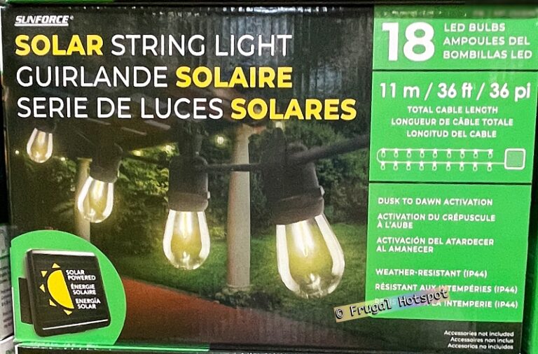 Sunforce Solar String Lights Costco Sale! Frugal Hotspot