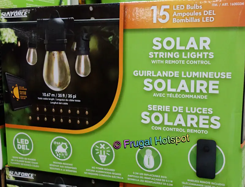 Sunforce Solar String Lights | Costco