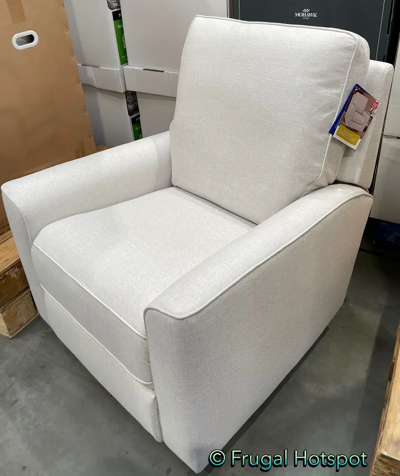 True Innovations Paxley Fabric Swivel Glider Recliner | Costco Display