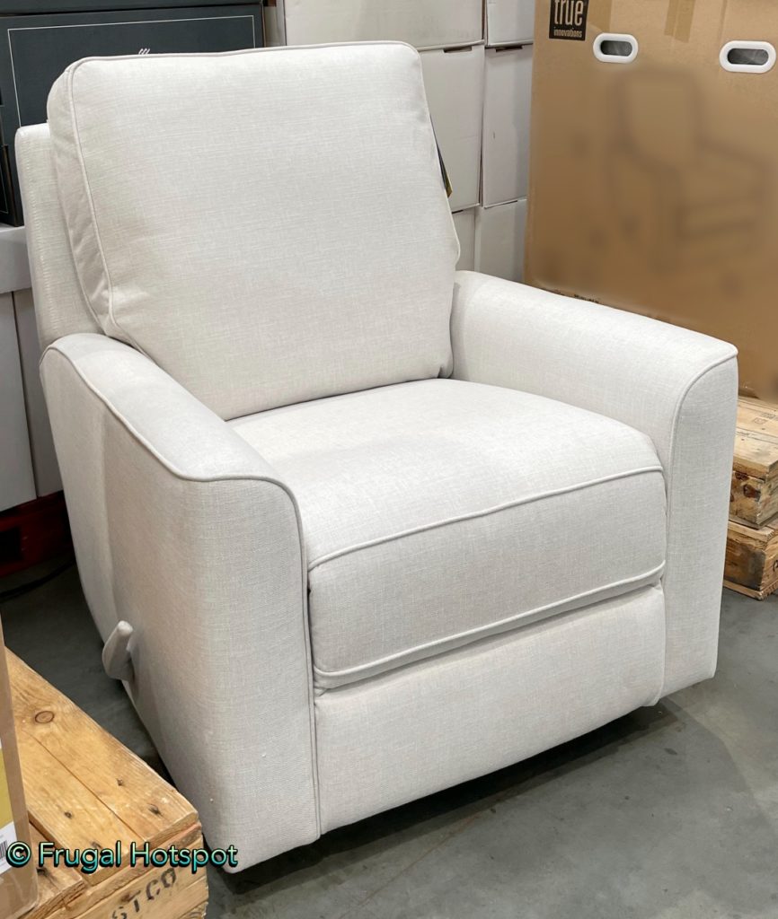 Paxley Fabric Swivel Glider Recliner at Costco! Frugal Hotspot