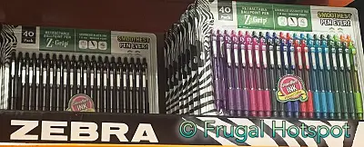 Zebra Z-Grip Retractable Pens 40-ct | Costco