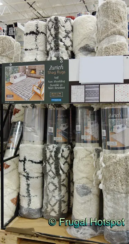 Zurich Shag Rug 6'5 x 9' | Costco Display 