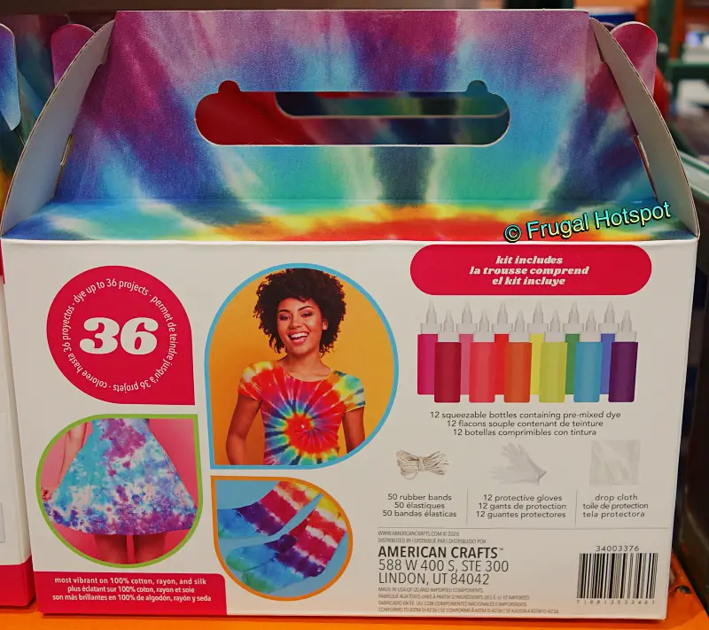 Photo of American Crafts Tie Dye Kit features at Costco