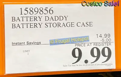 Battery Daddy | Costco Sale Price | Item 1589856