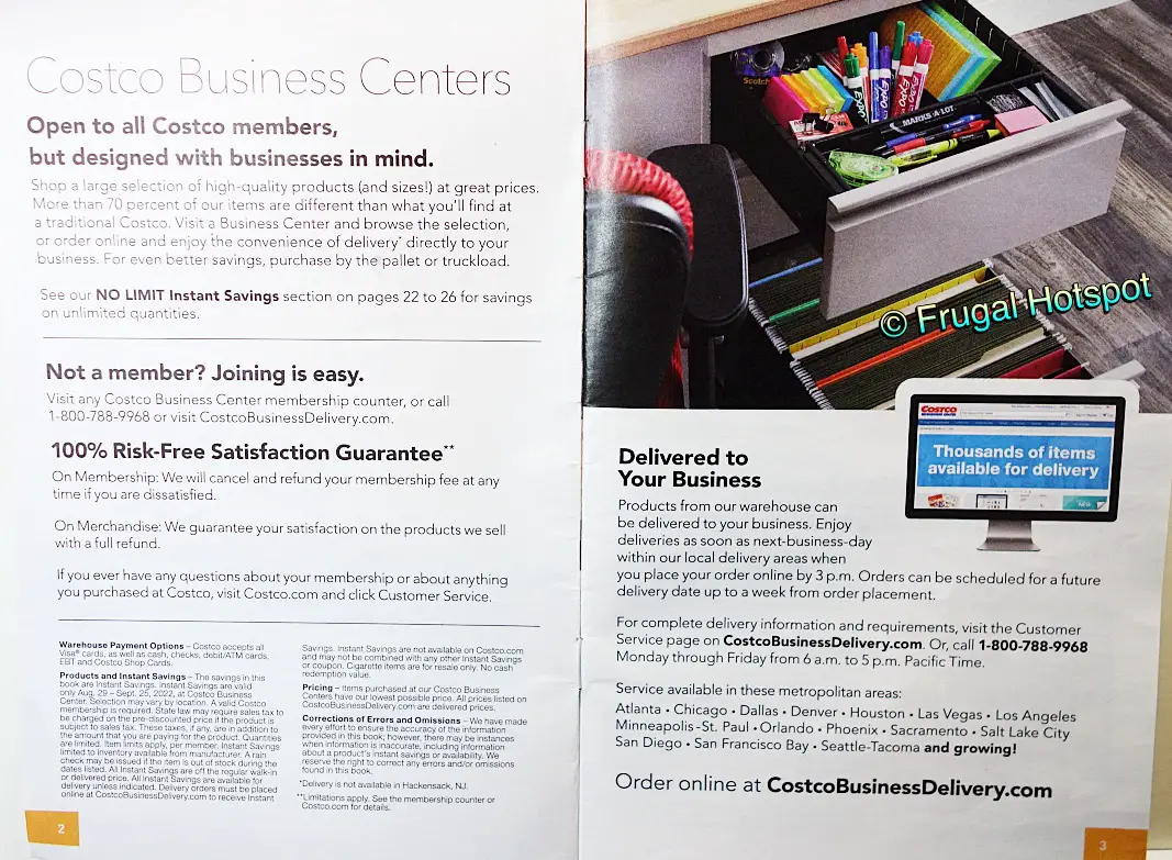 Costco Business Center Coupon SEPTEMBER 2022 | P 2 and 3