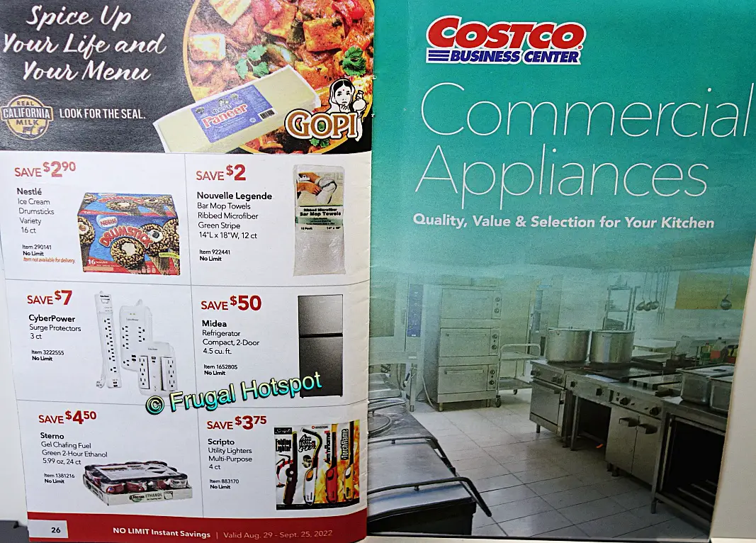 Costco Business Center Coupon SEPTEMBER 2022 | P 26 and 27
