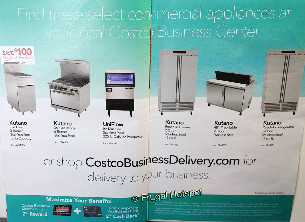 Costco Business Center Coupon SEPTEMBER 2022 | P 28 and 29