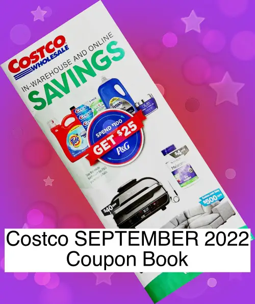 Costco Coupon Book SEPTEMBER 2022 | Cover with graphics