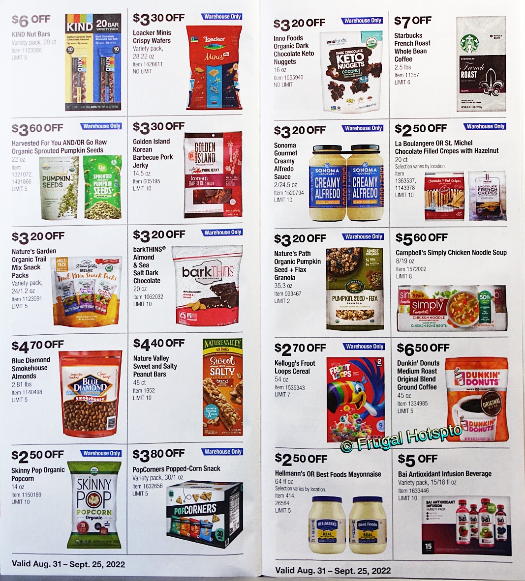 Costco Coupon Book SEPTEMBER 2022 | P 18 and 19