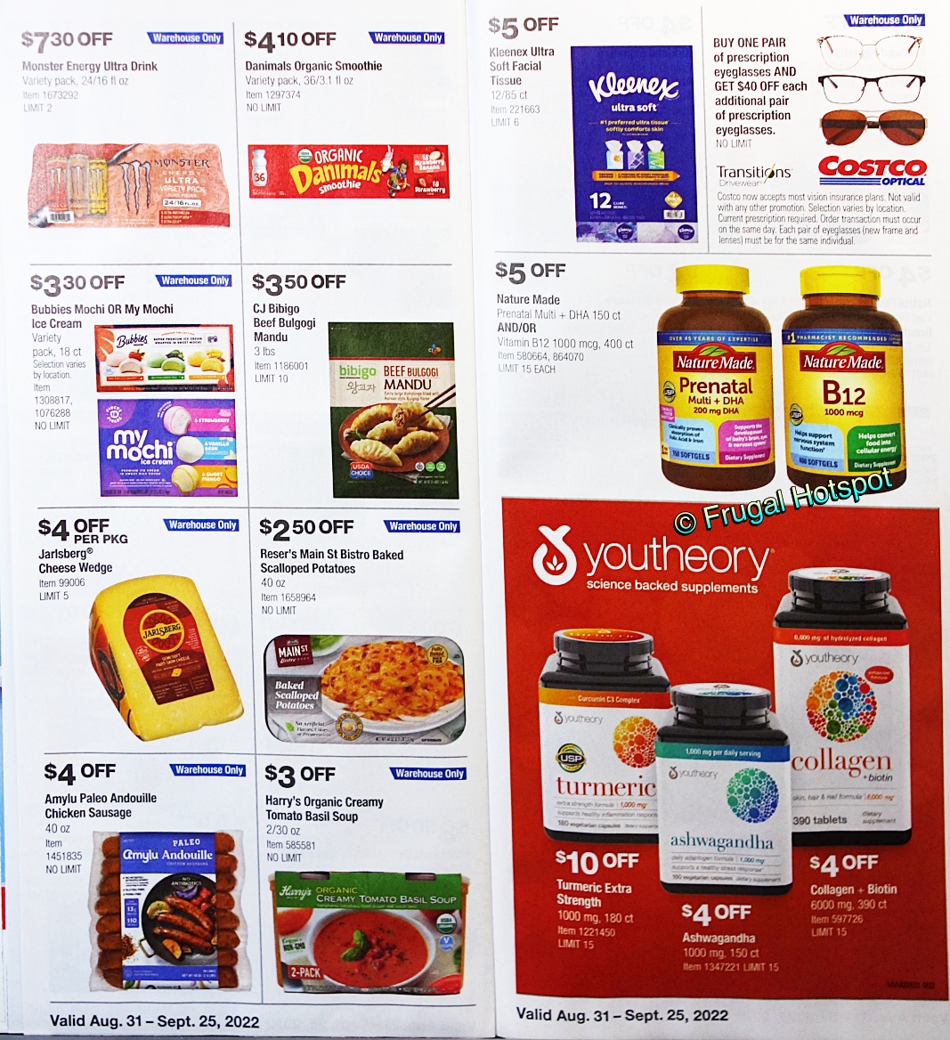 Costco Coupon Book SEPTEMBER 2022 | P 20 and 21