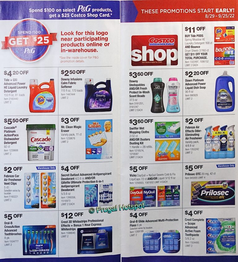 Costco Coupon Book SEPTEMBER 2022 Frugal Hotspot
