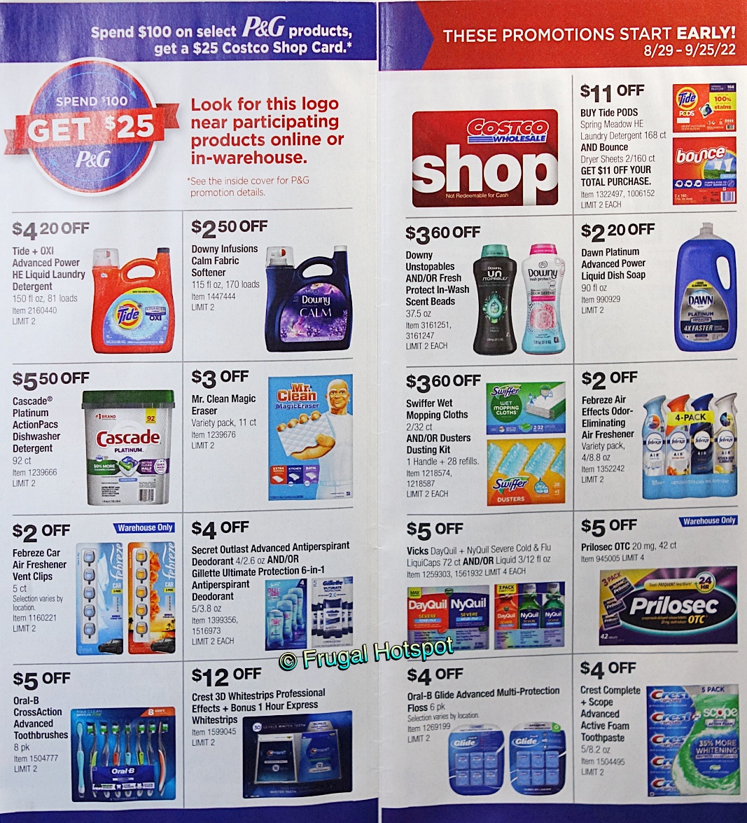 Costco Coupon Book SEPTEMBER 2022 | P 4 and 5
