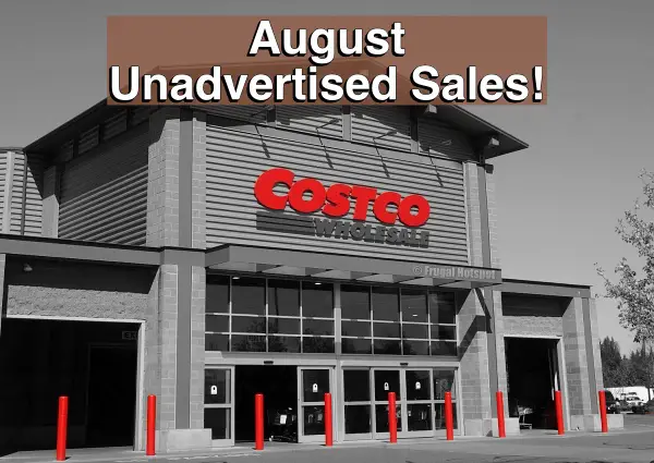 Costco Unadvertised Sales | August
