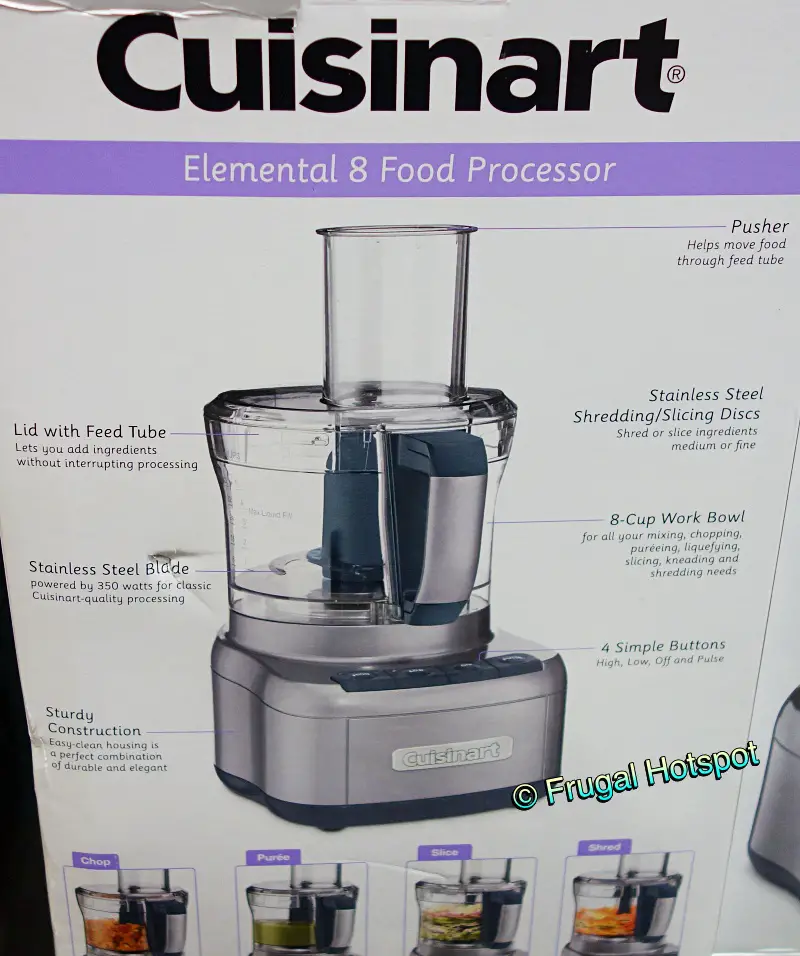 Cuisinart Elemental 8-Cup Food Processor | features | Costco