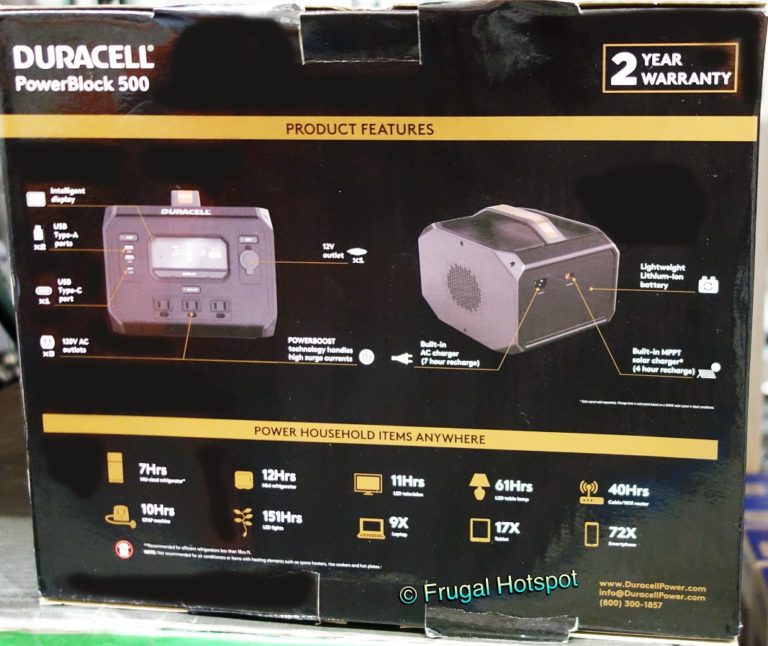 Duracell PowerBlock 500 Gasless Generator Costco Sale!