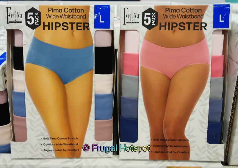 Felina Lingerie Wide Waistband Hipster | Costco