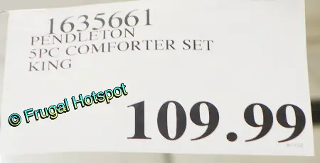 Pendleton 5-Piece King Size Comforter Set | Costco Price