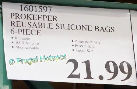 ProKeeper Reusable Silicone Bag 6-Pc Set | Costco Price