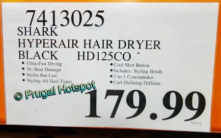 Shark HyperAIR Hair Dryer | Costco Price