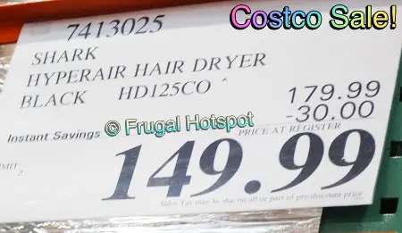 Shark HyperAIR Hair Dryer | Costco Sale Price