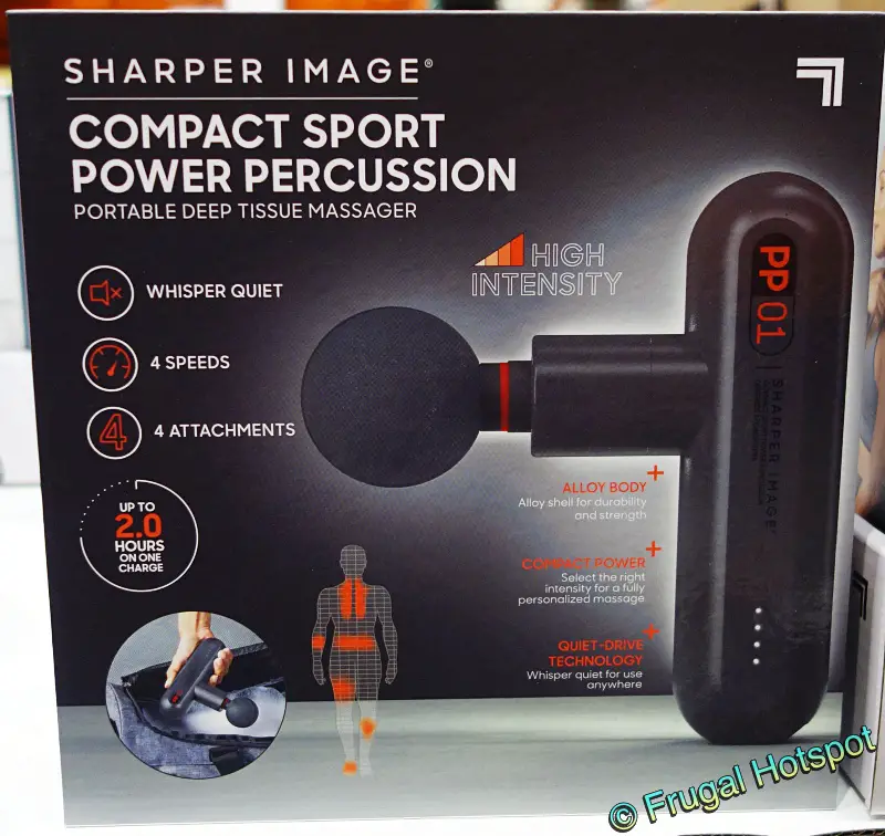 Photo of the Sharper Image Compact Percussion Portable Massager