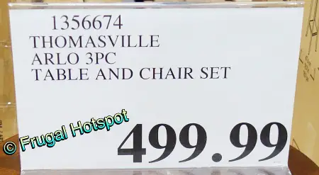 Thomasville Arlo 3-Piece Fabric Chair & Accent Table Set | Costco Price