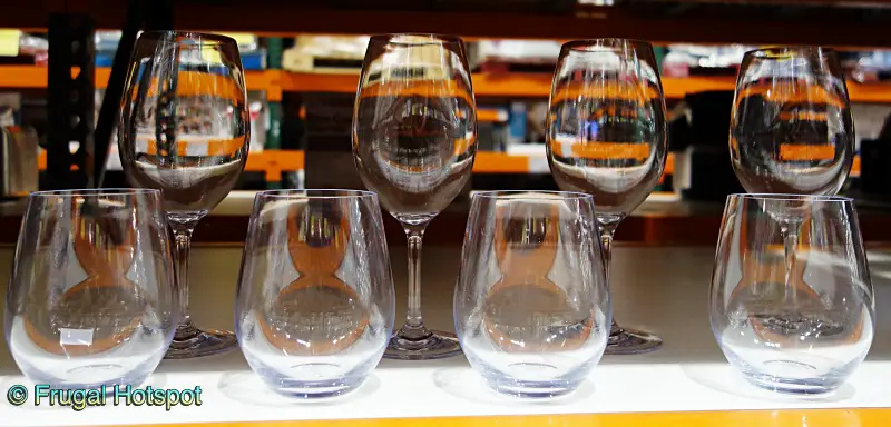 Tritan Plastic 8-Piece Wine Glass Set | Costco display