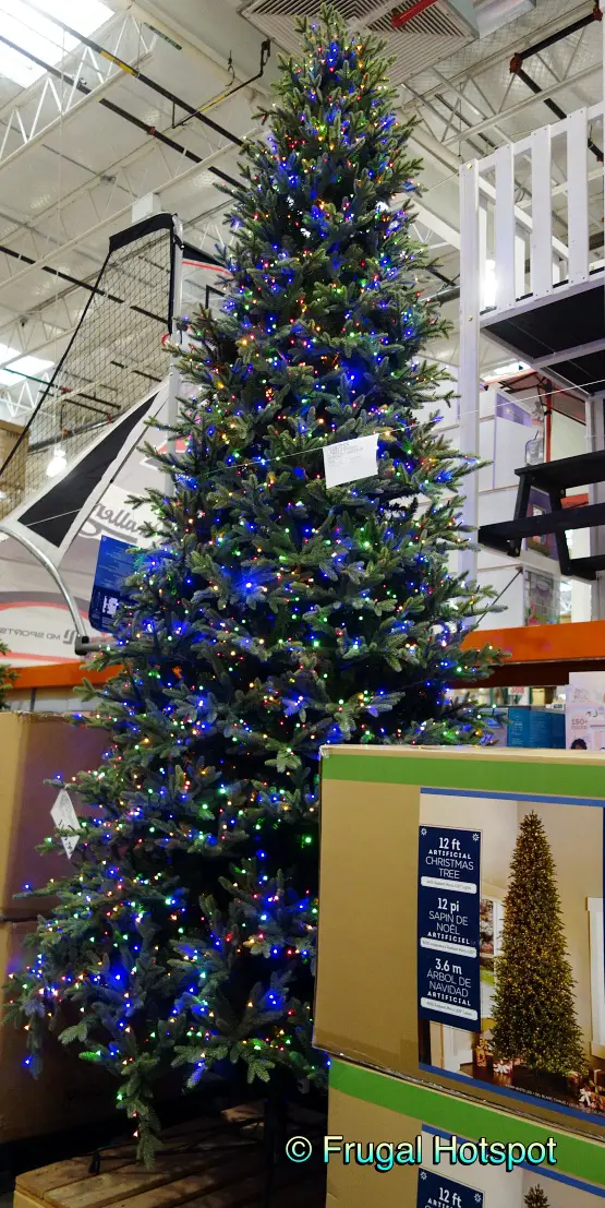 12 Ft. Pre-Lit Artificial Christmas Tree | Costco Display