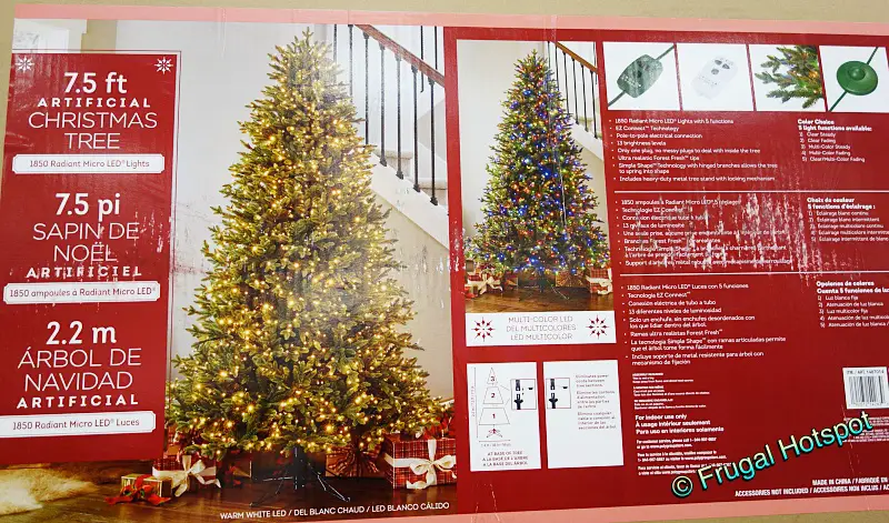 7.5 Ft. Pre-Lit Artificial Christmas Tree | Costco