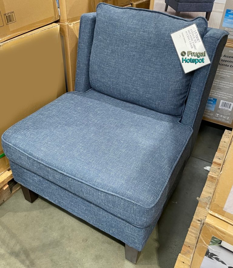 Poltrona Fletcher In Legno Mandorlato Con Cuscino Imbottito - Telaio Legno Massello E Rivestimento In Tessuto Grigio - Perfetta Per Salotto E Zone Relax
