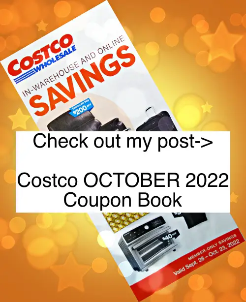 Costco Coupon Book OCTOBER 2022 | Check out my post