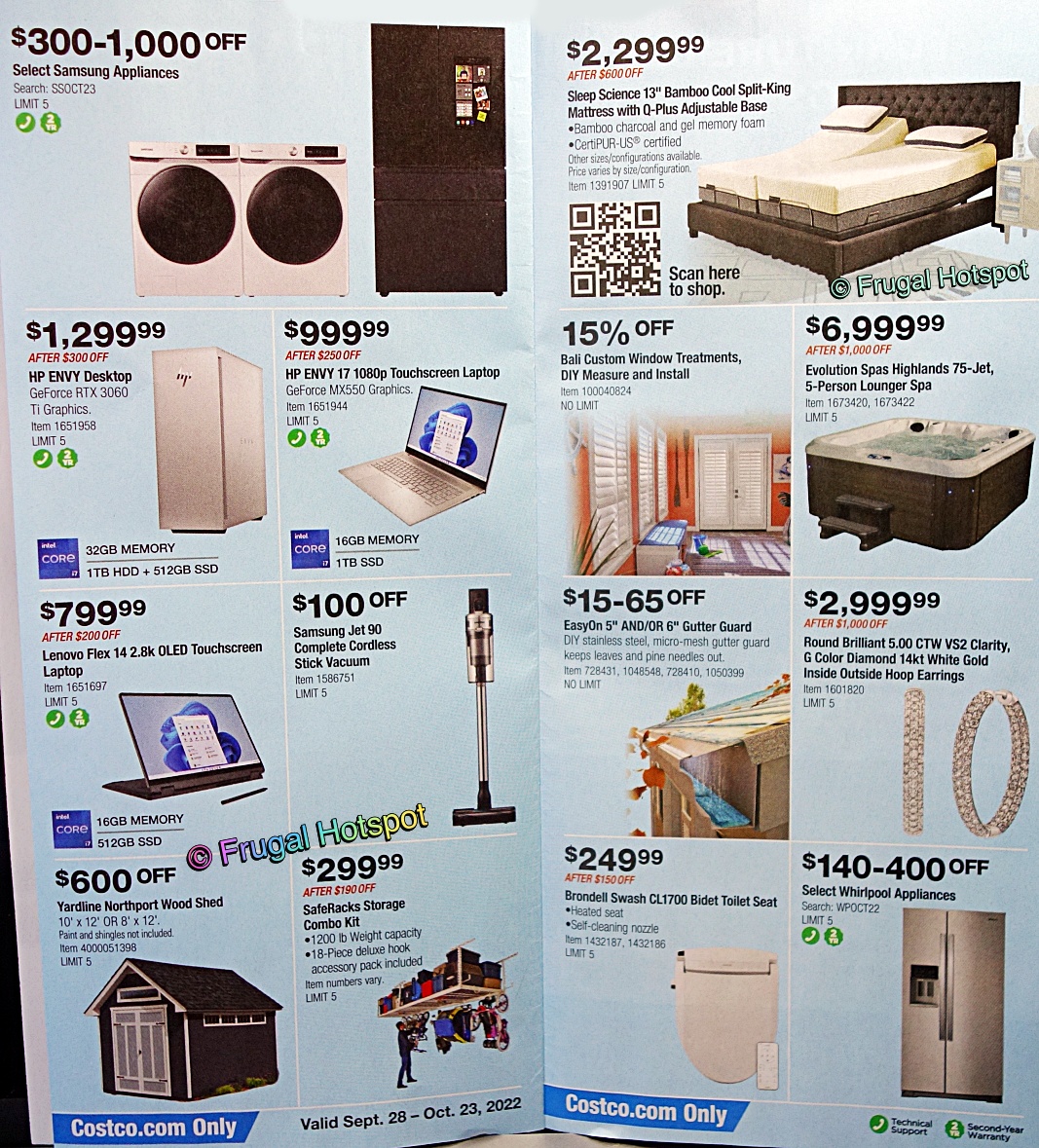 Costco Coupon Book OCTOBER 2022 | Pages 14 and 15