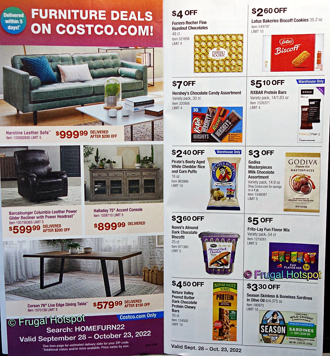 Costco Coupon Book OCTOBER 2022 | Pages 16 and 17
