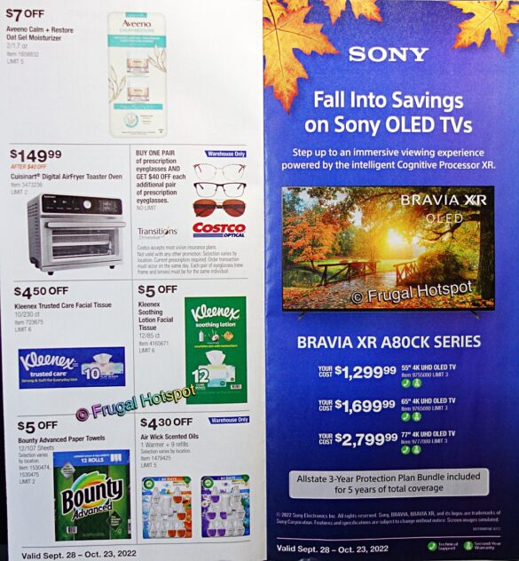 Costco Coupon Book OCTOBER 2022 Frugal Hotspot