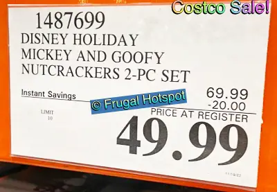 Disney Holiday Nutcrackers with Lights and Music | Costco Sale Price