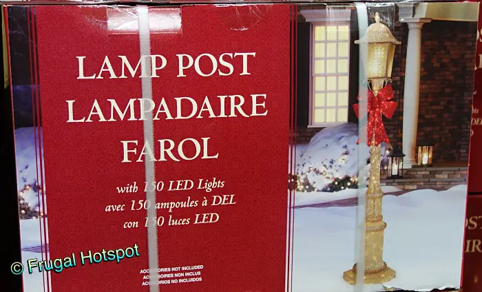 Holiday Lamp Post with 150 LED Lights | Costco