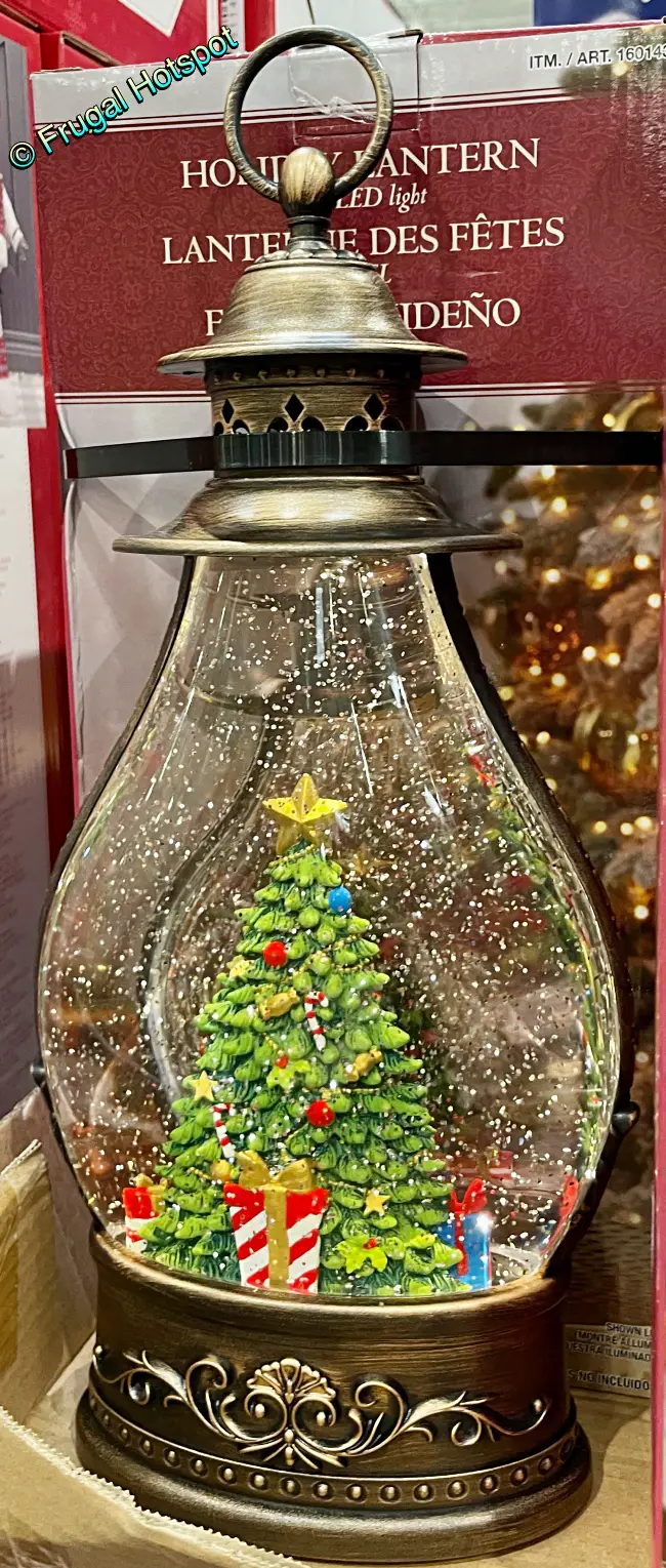 Holiday Lantern Globe with LED Lights | Costco Display