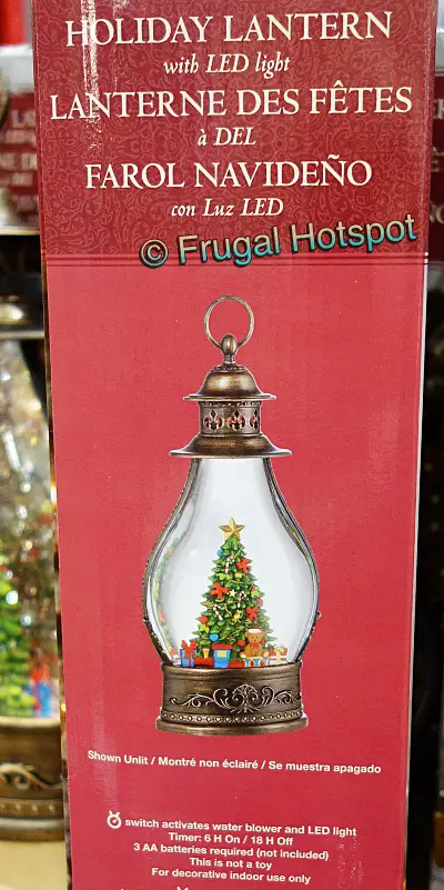 Holiday Lantern Globe with LED Lights | info | Costco