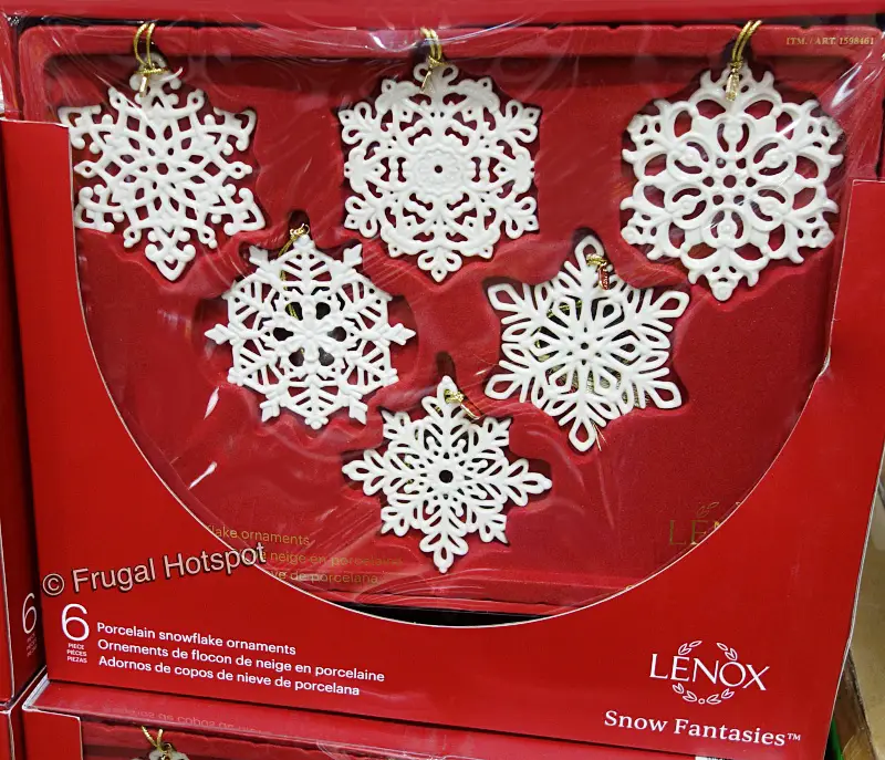 Lenox Snow Fantasies Porcelain Snowflake Ornament | Costco