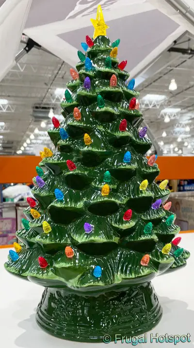Lighted Ceramic Christmas Tree 18 inch | Costco Display