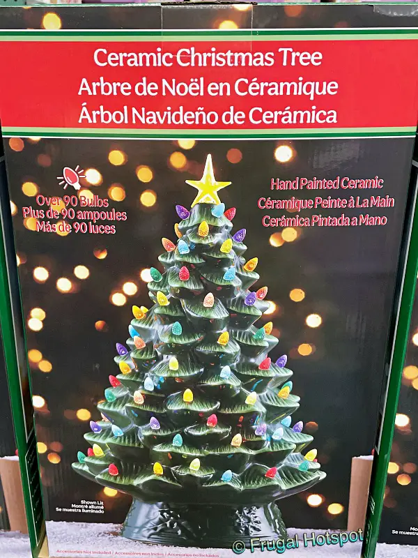 Lighted Ceramic Christmas Tree 18 inch | Costco