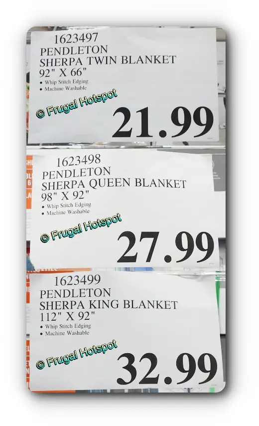 Pendleton Blanket | Costco Prices