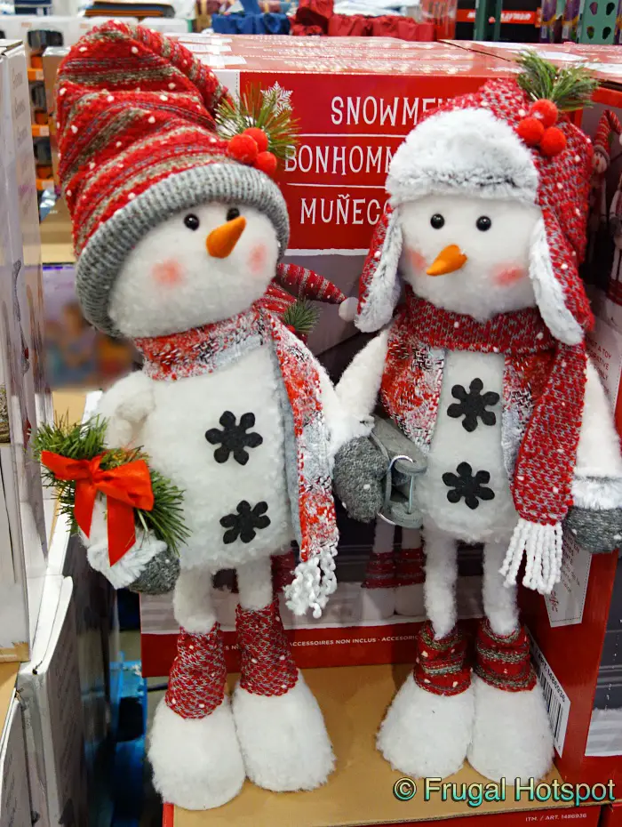 Plush Holiday Snowmen 2 | Costco Display