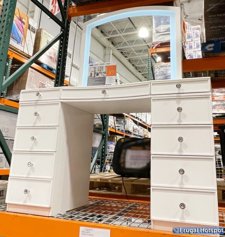 Tresanti Vanity Table w/ LED Lighted Mirror - Costco Sale!