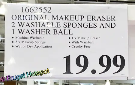 Costco Price| 1 The Original MakeUp Eraser, 2 The Sponge, 1 Washball