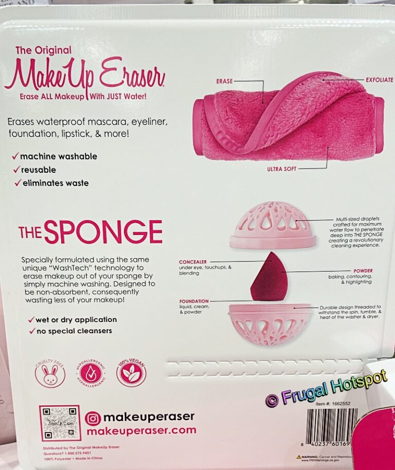 The Original Makeup Eraser + The Sponge Set Costco Sale!