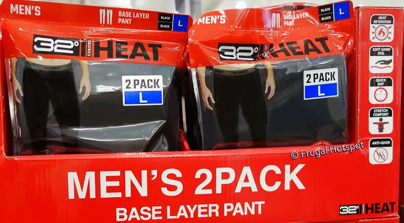 32 Degrees Heat Men's Base Layer Pant | Costco