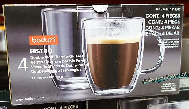 Bodum Bistro Double Wall Thermo Glasses 4ct | Costco