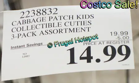 Cabbage Patch Kids Cuties | Costco Sale Price